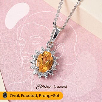 https://tjcuk.sirv.com/Products/44/0/4400803/Citrine-and-Natural-Zircon-Pendant-with-Chain-Size-20-in-Platinum-Over_4400803_1 (copy).jpg?w=342&h=342